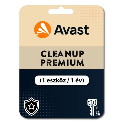 Avast Cleanup Premium (1 eszköz / 1 év)