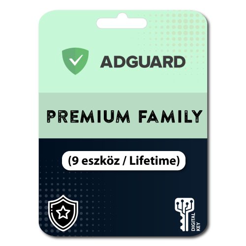 AdGuard Premium Family (9 eszköz / Lifetime)