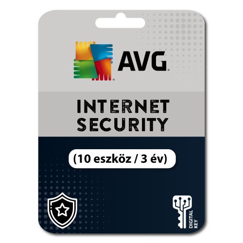 AVG Internet Security (10 eszköz / 3 év)