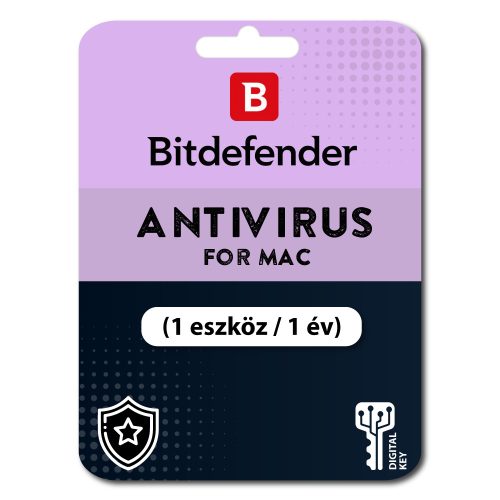 Bitdefender Antivirus for MAC (1 eszköz / 1 év)