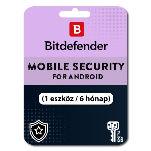 Bitdefender Mobile Security for Android (1 eszköz / 6 hónap)