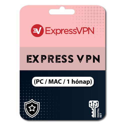 Express VPN (PC/MAC / 1 hónap)