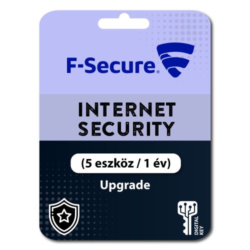 F-Secure Internet Security (5 eszköz / 1 év) Upgrade
