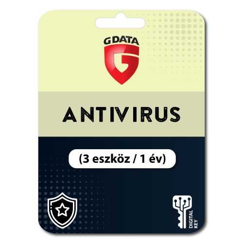 G Data Antivirus (EU) (3 eszköz / 1 év)