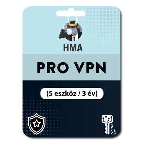 HMA! Pro VPN (5 eszköz / 3 év)
