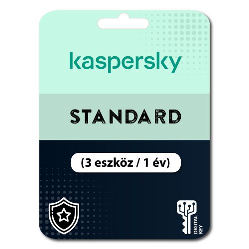 Kaspersky Standard (3 eszköz / 1 év)