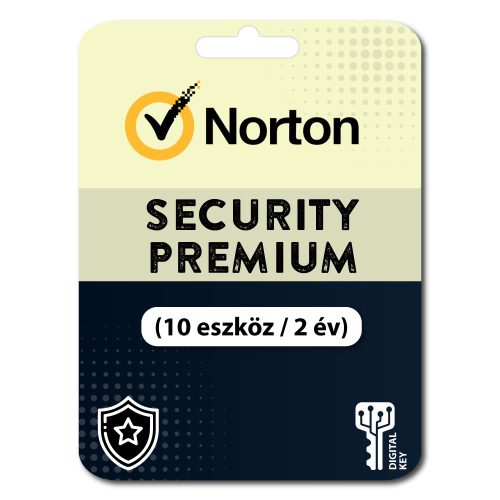 Norton Security Premium (EU) (10 eszköz / 2 év)