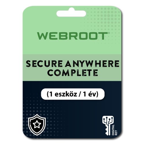 Webroot SecureAnywhere Complete (EU) (1 eszköz / 1 év)