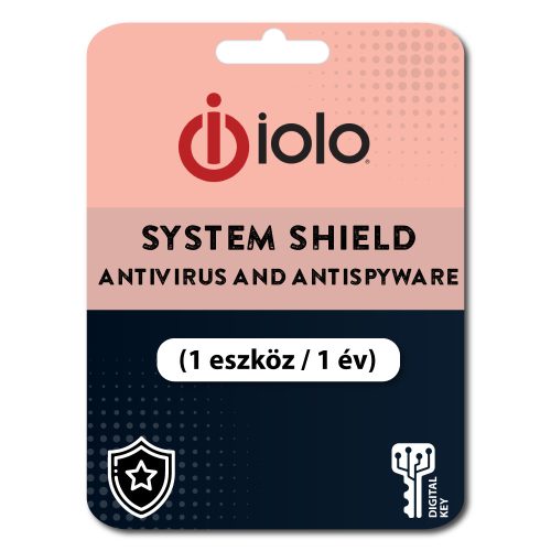 iolo System Shield AntiVirus and AntiSpyware (1 eszköz / 1 év)