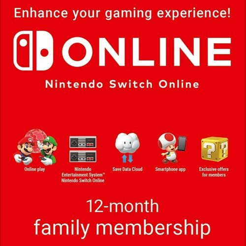 Nintendo Switch Online - 12 Month Membership (Family) (EU)