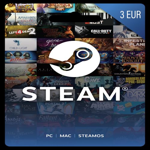 Steam Gift Card 3 EUR