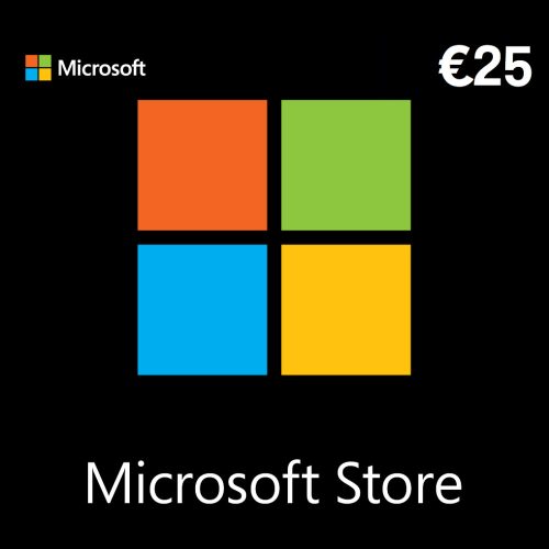 Microsoft Store Gift Card - 25 EUR
