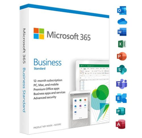 Microsoft Office 365 Business Standard (5 eszköz / 1 év)