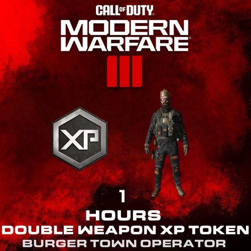 Call of Duty: Modern Warfare III - Burger Town Operator Skin + 1 Hour Double XP Token (DLC)