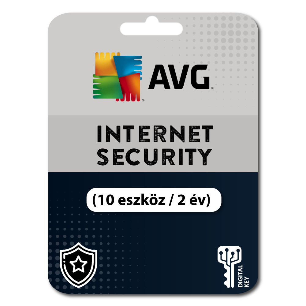 AVG Internet Security (10 eszköz / 2 év)